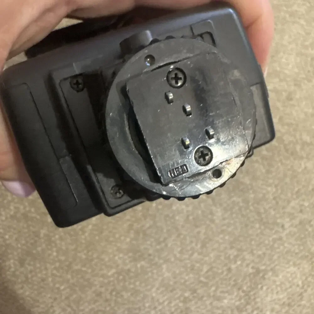 UNTESTED SUNPAK Auto 433 D Thyristor for Canon Film camera Shoe Mount Flash